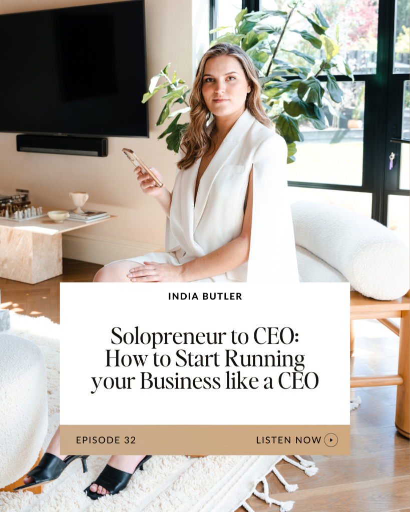 Solopreneur to CEO: How to Start Running your Business like a CEO